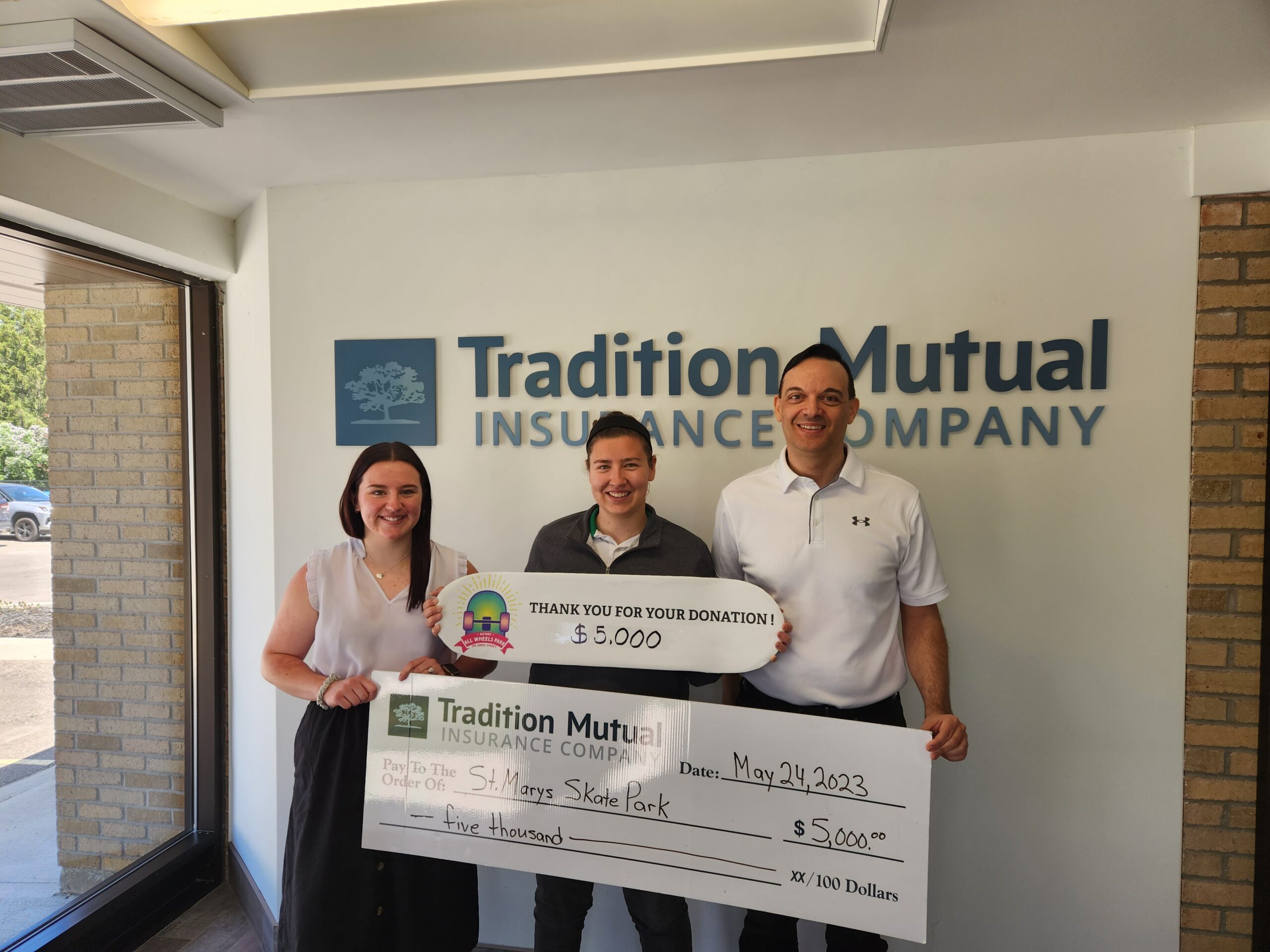 St. Marys All Wheels Skate Park Tradition Mutual Insurance Company